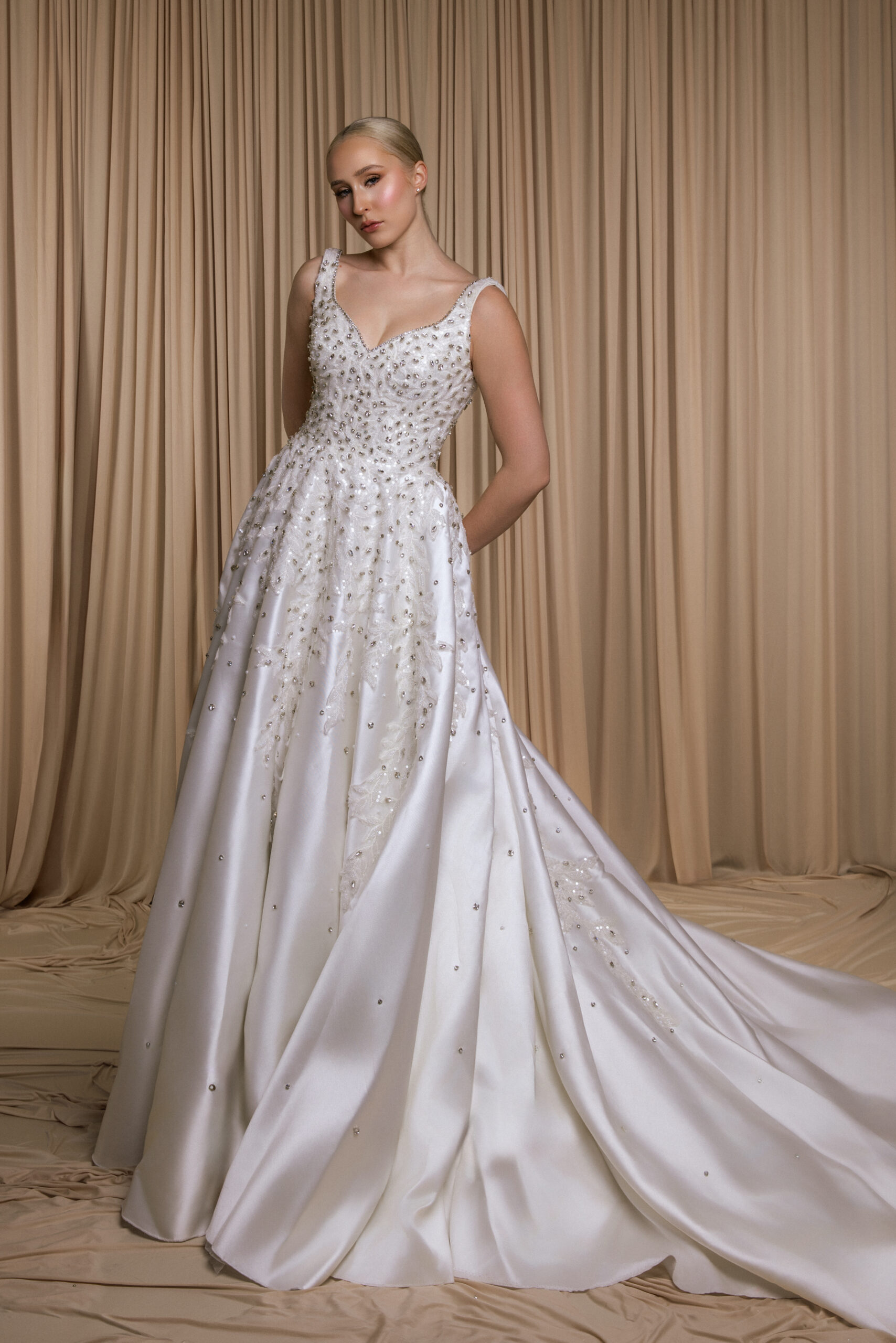 The Seraphina Pearl Royale Gown