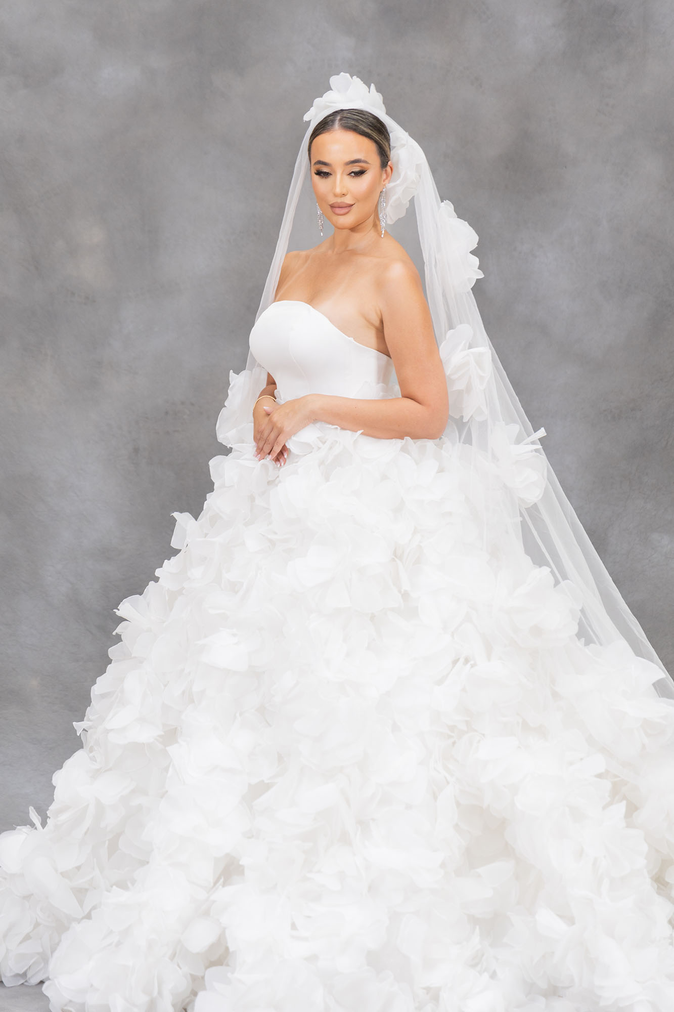 The Fiora Petal Couture Gown